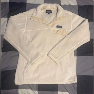 Patagonia Off-White Snap Fleece